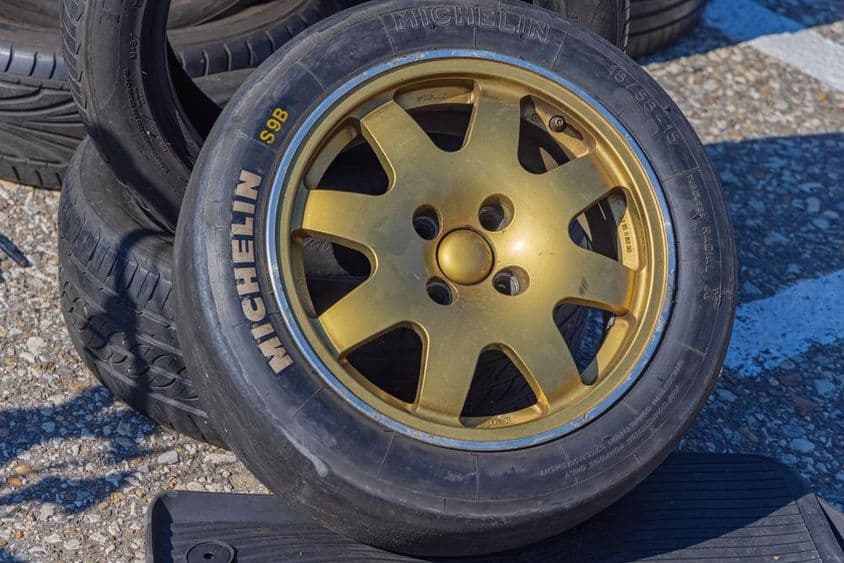 Használt Michelin versenyabroncsok, kizárólag versenyzésre.