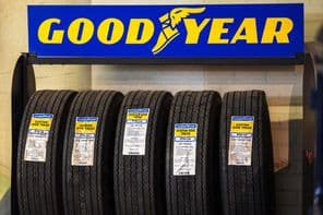 Goodyear öt egyedi, széles futófelületű gumiabroncsa.