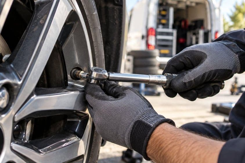 TPMS szelep precíz meghúzása